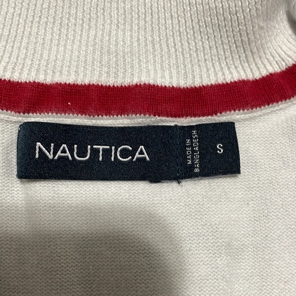 Mens Small 1/4 zip Nautica Sweater - Picture 3 of 3